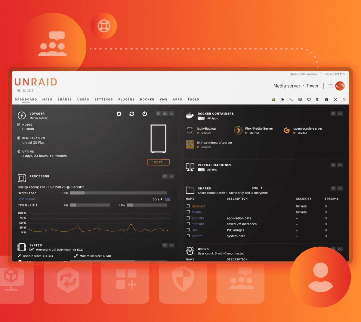 Install MyLinks using Unraid